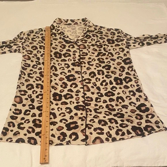 Stars Above Animal Print Pajama Top - Picture 6 of 7